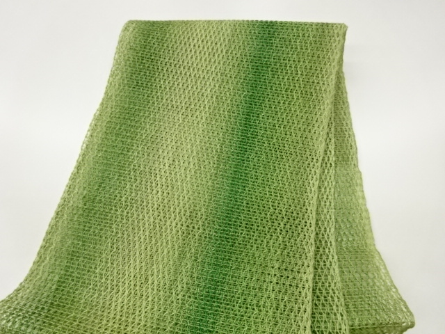  羅抽象模様織出し名古屋帯